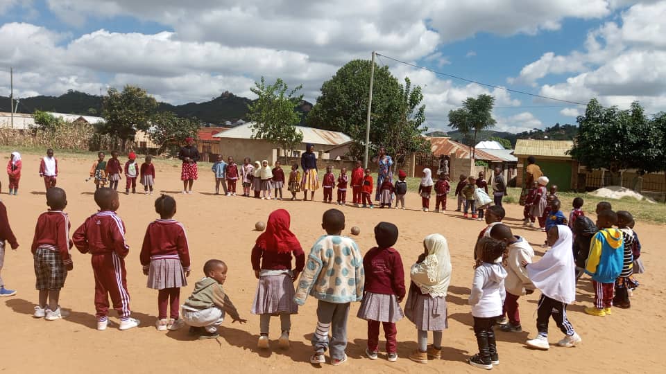 Safe outdoor playground at SHALOM Day Care Iringa